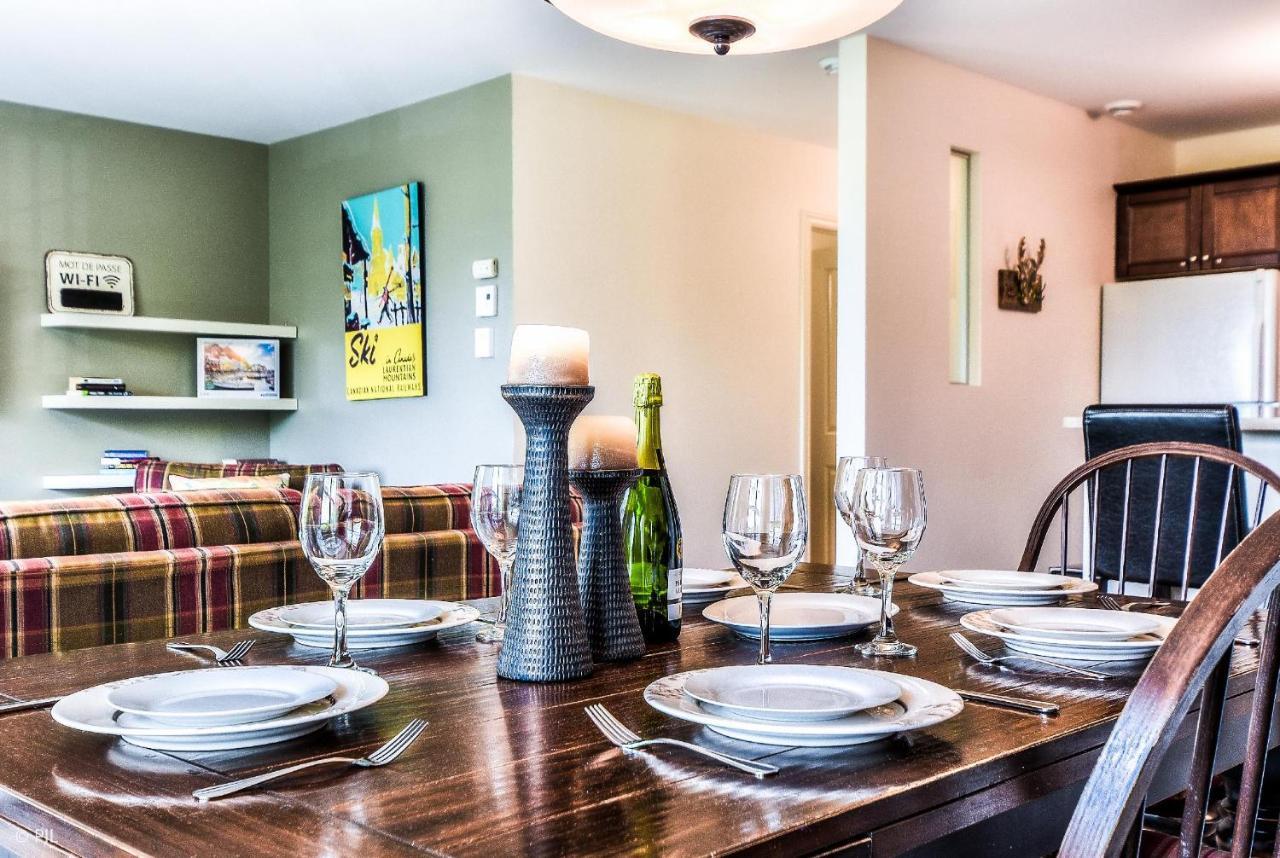 Mont-Blanc Ski Inout Condo W Pool Beach Access Saint-Faustin エクステリア 写真