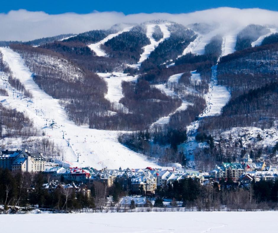 Mont-Blanc Ski Inout Condo W Pool Beach Access Saint-Faustin エクステリア 写真